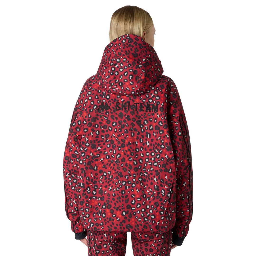 Red Women's Oversized Ski Jacket with Thermolite Insulation main