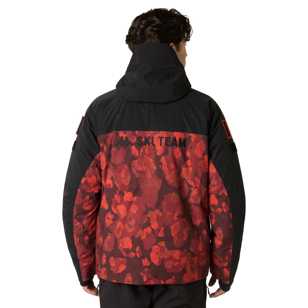 Black and Brown Men's Insulated Ski Jacket with Thermolite Insulation main