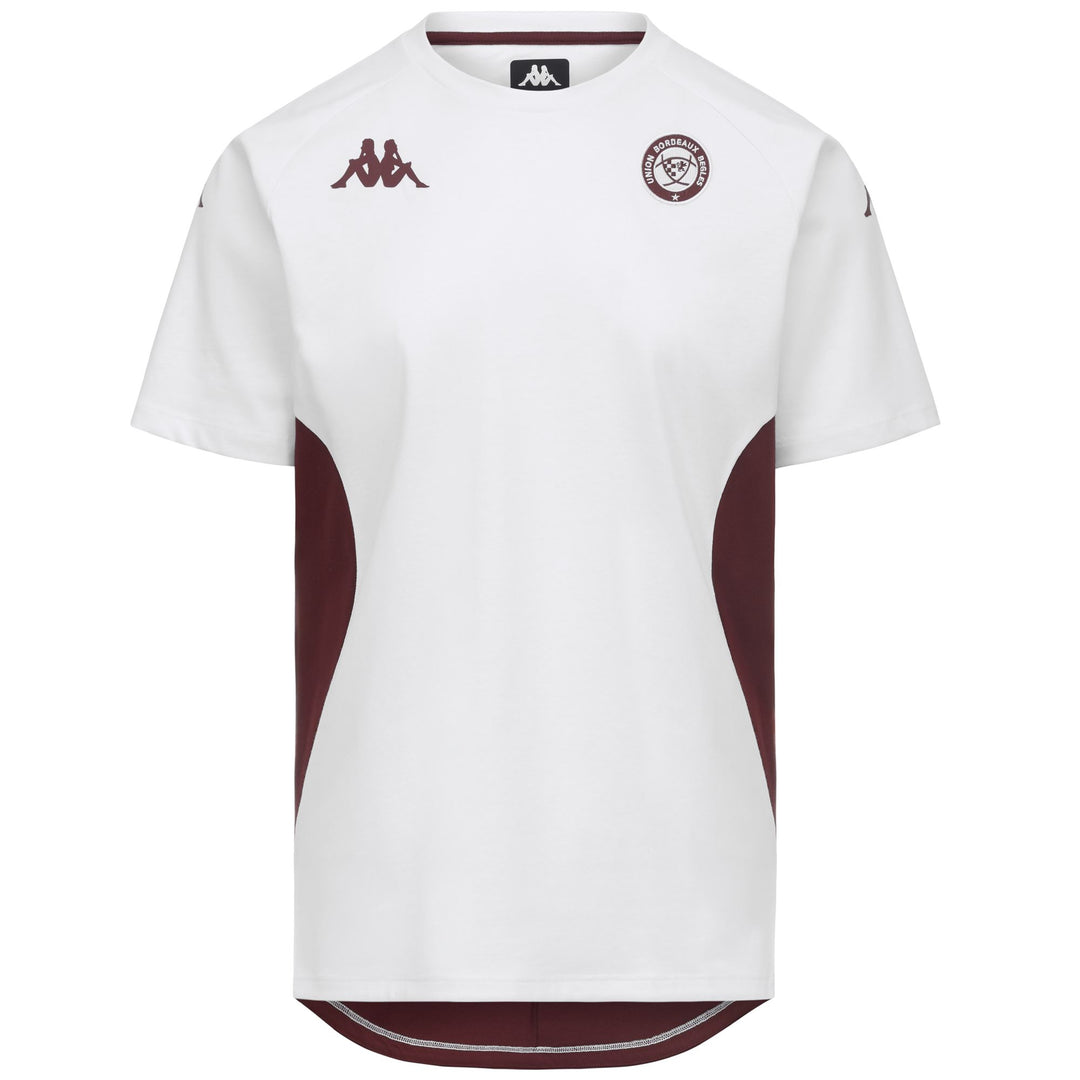 T-shirt de rugby slim fit pour homme, gris et bordeaux, en tissu recyclé 01