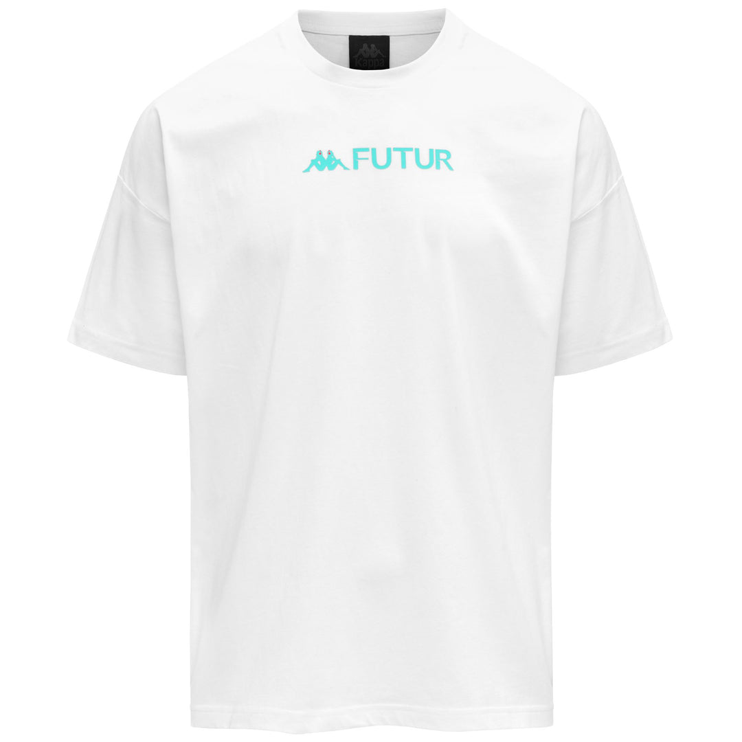 Kappa FuturFestival White Men's Sportswear Comfort Fit T-Shirt 01