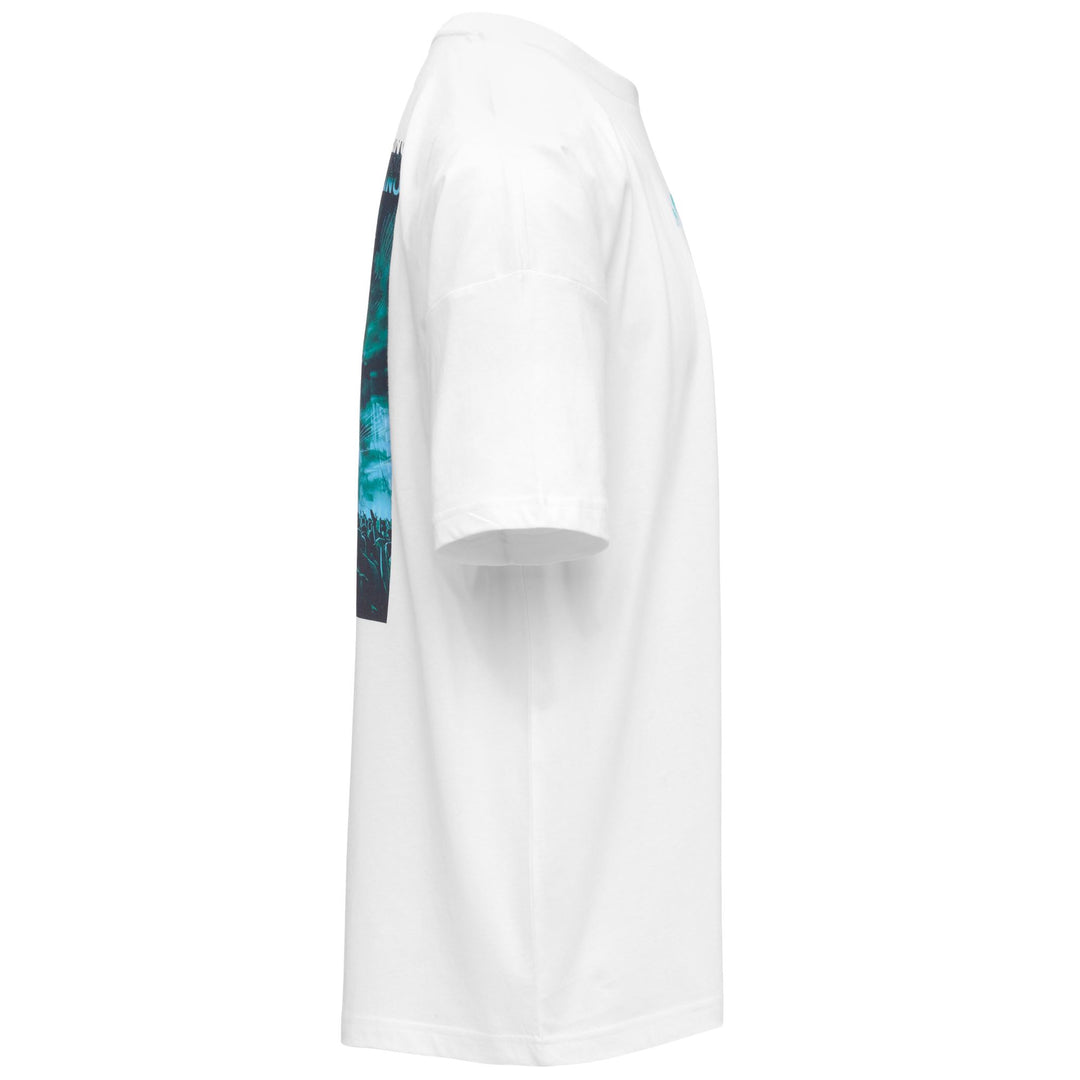 Kappa FuturFestival White Men's Sportswear Comfort Fit T-Shirt main