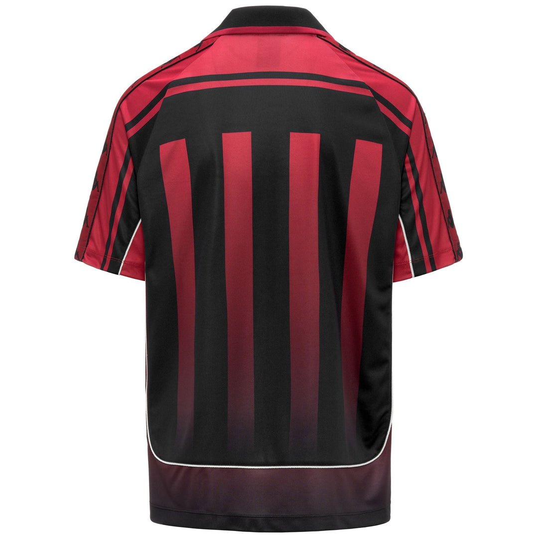 Black and Red Men's Active Jersey T-Shirt with Graphics main