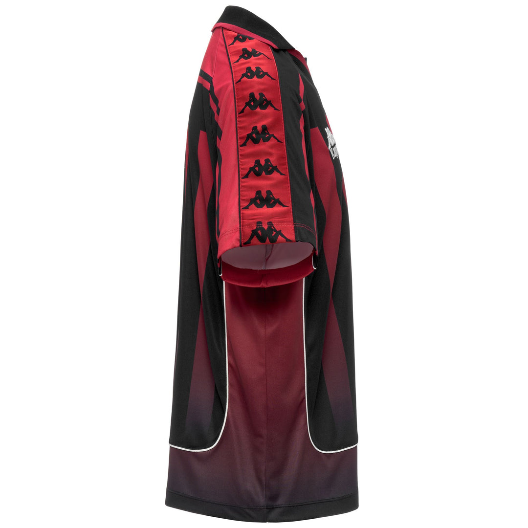 Black and Red Men's Active Jersey T-Shirt with Graphics main