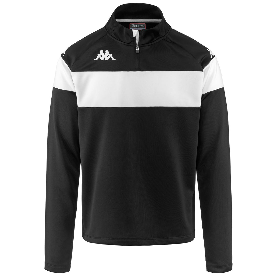 Pull polaire fonctionnel noir pour homme, coupe ajustée 01
