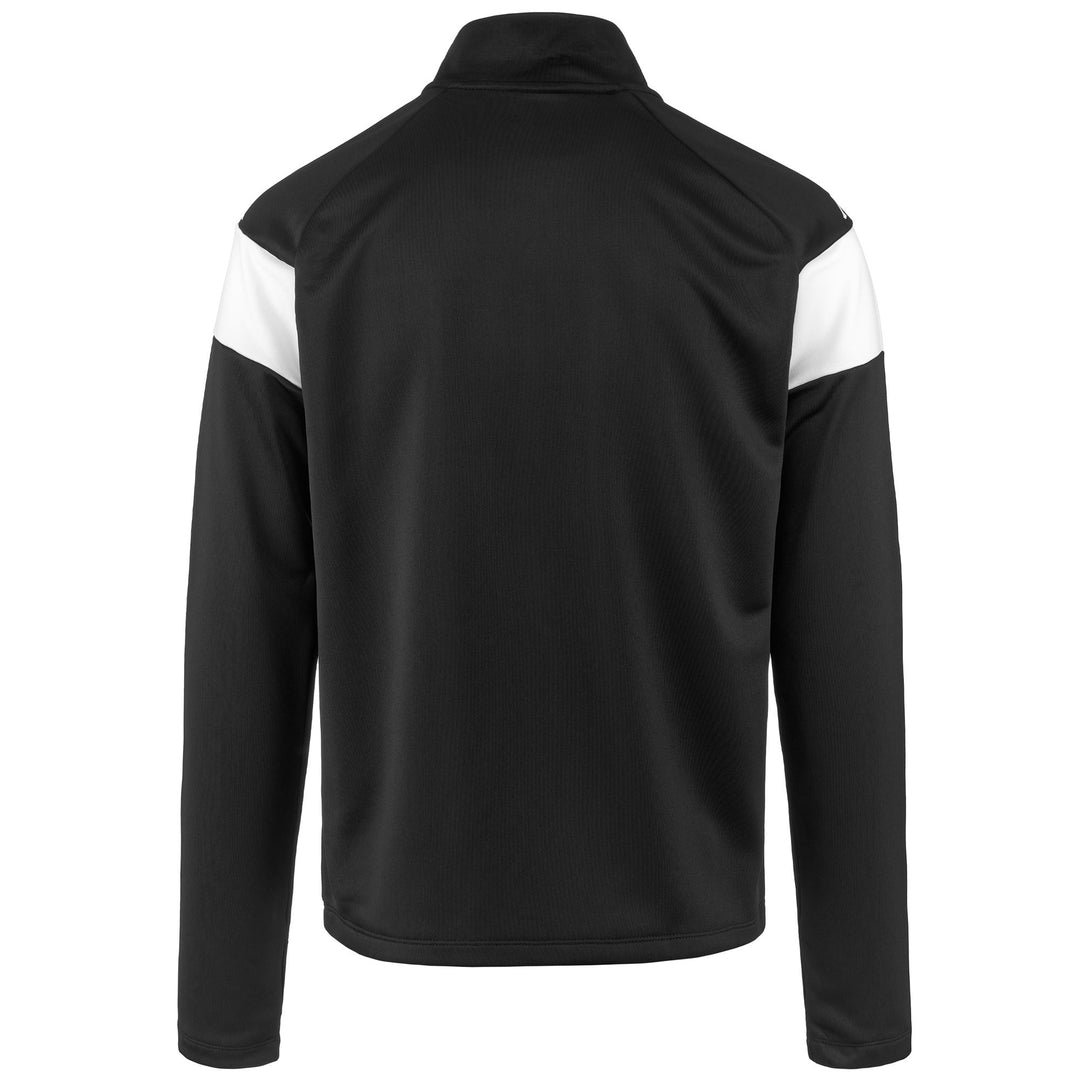 Pull polaire fonctionnel noir pour homme, coupe ajustée main