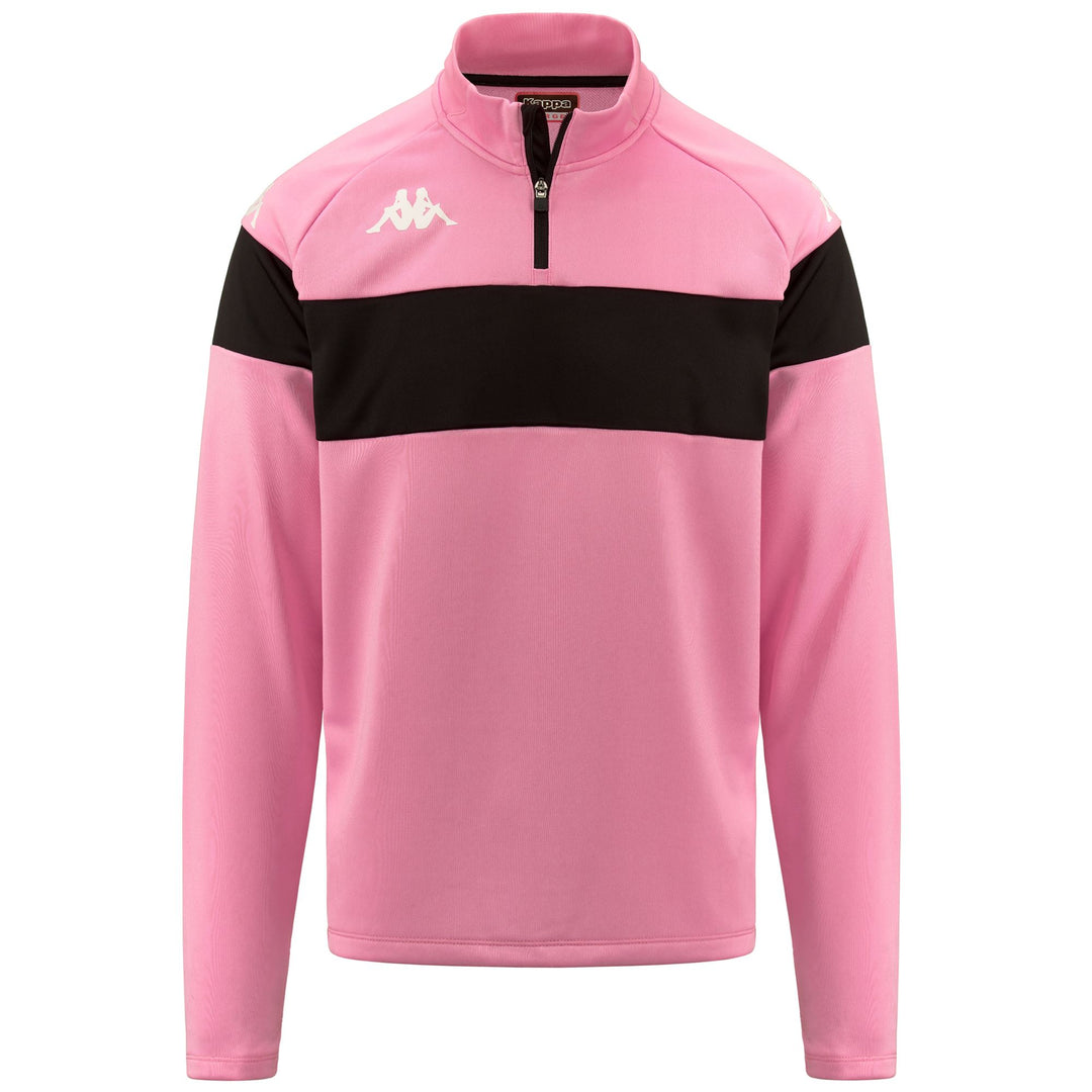 Violet men's slim fit training fleece jumper with half zip 01