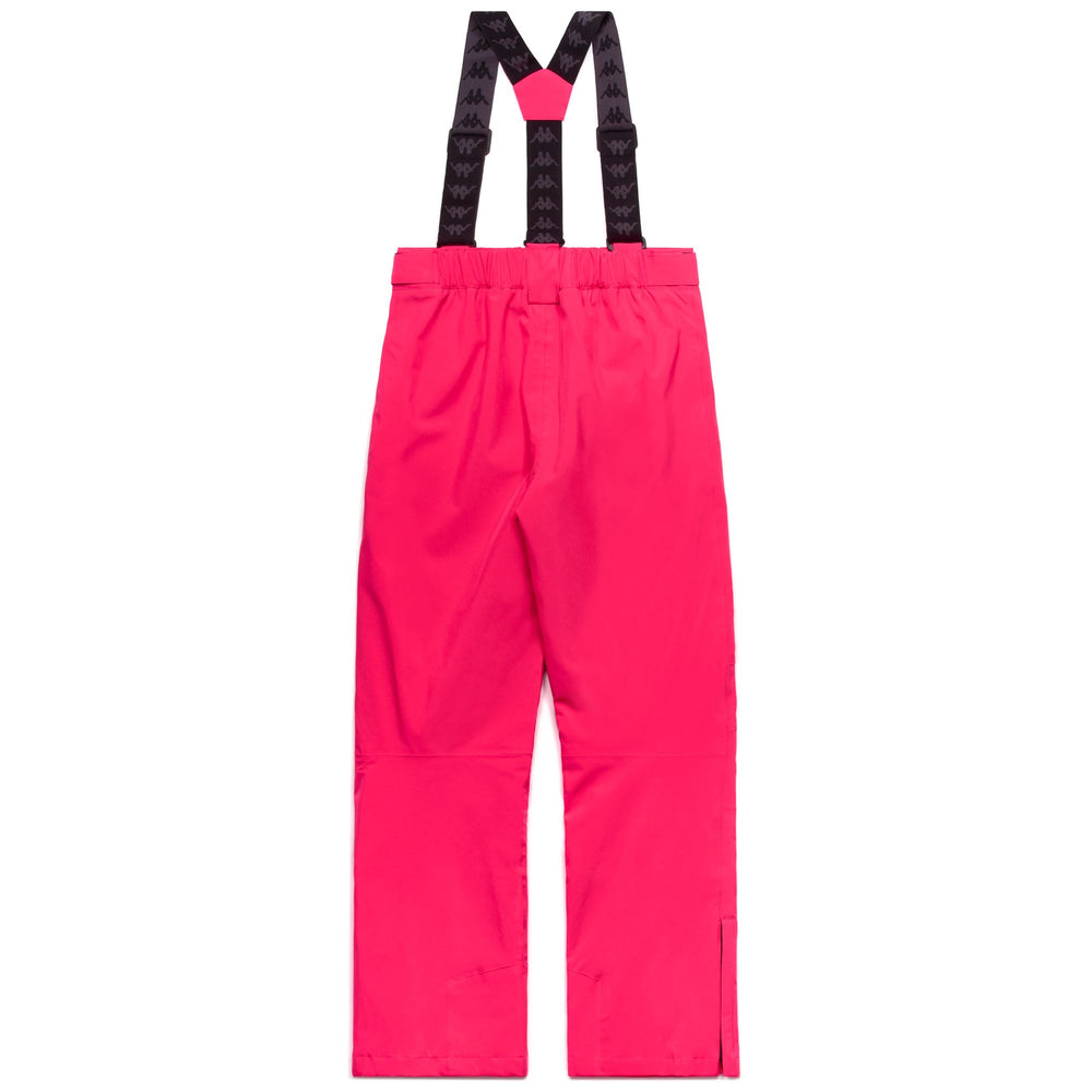 Pantaloni da Sci Bambini Rosa e Neri con Protezione dall'Acqua 02