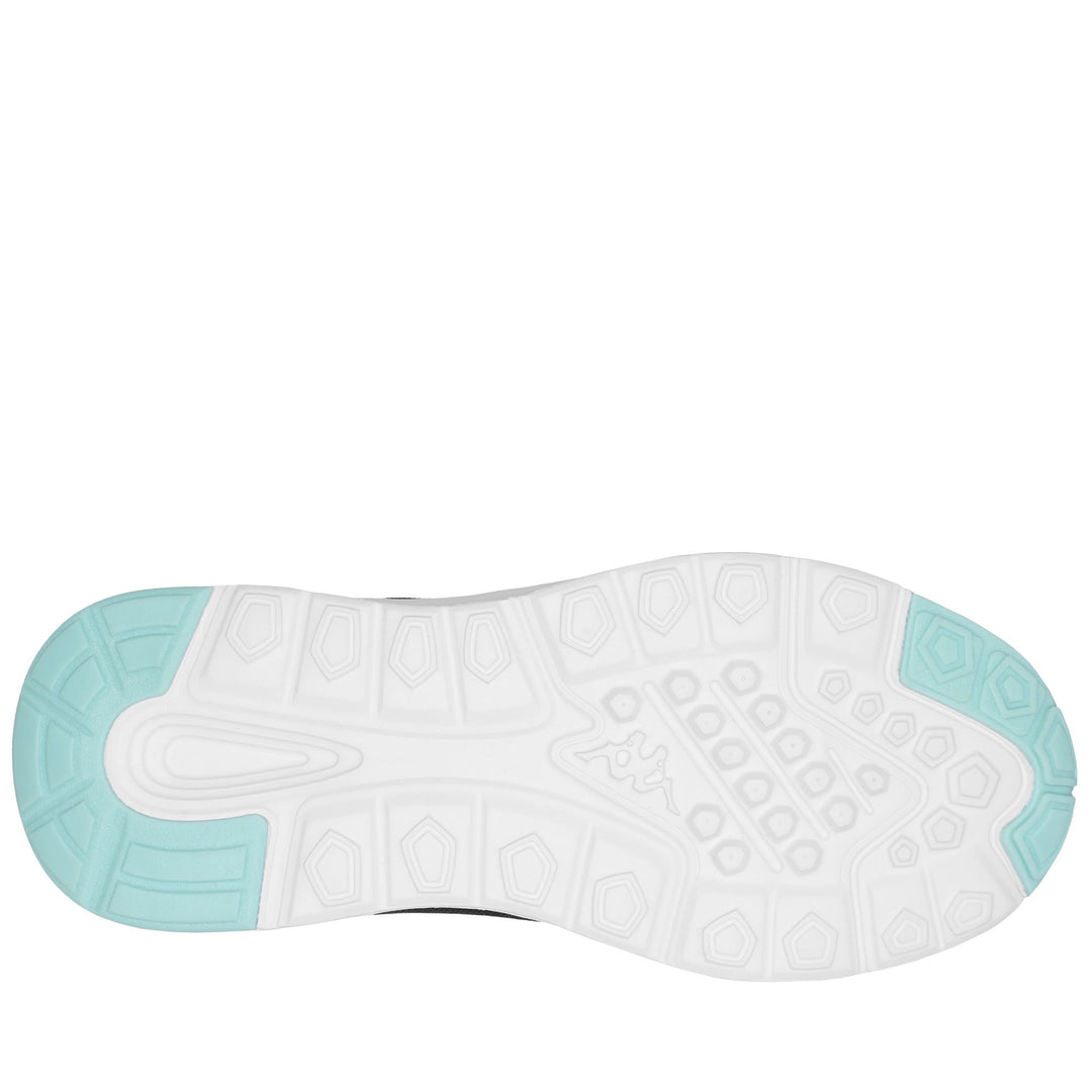 Sneakers basse unisex per bambini, nere e rosa main