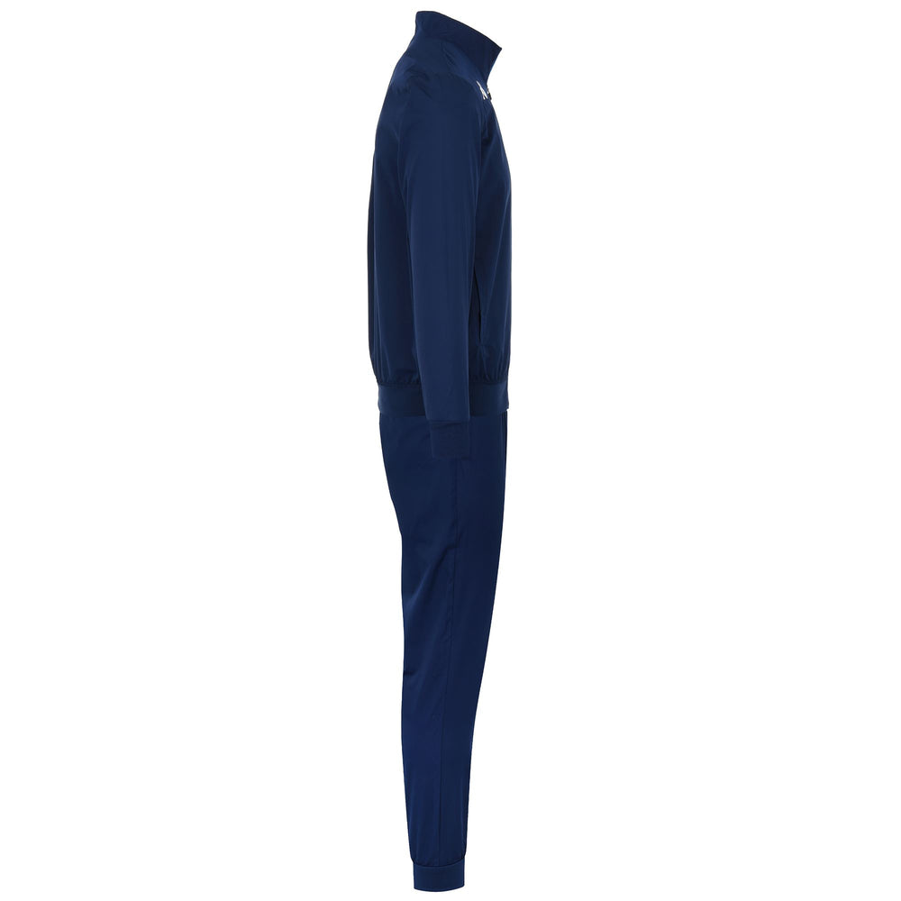 Survêtement bleu pour homme, coupe classique, en tissu tissé 02