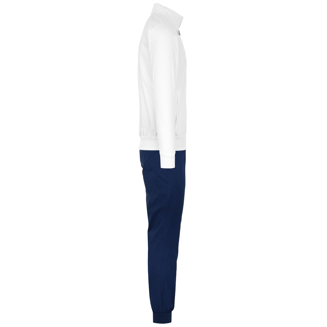 White Men's Regular Fit Soccer Tracksuit in Woven Fabric main