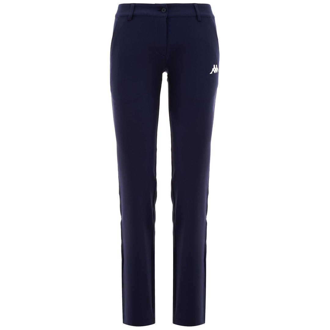Women's Blue Slim Fit Technical Golf Pants 01