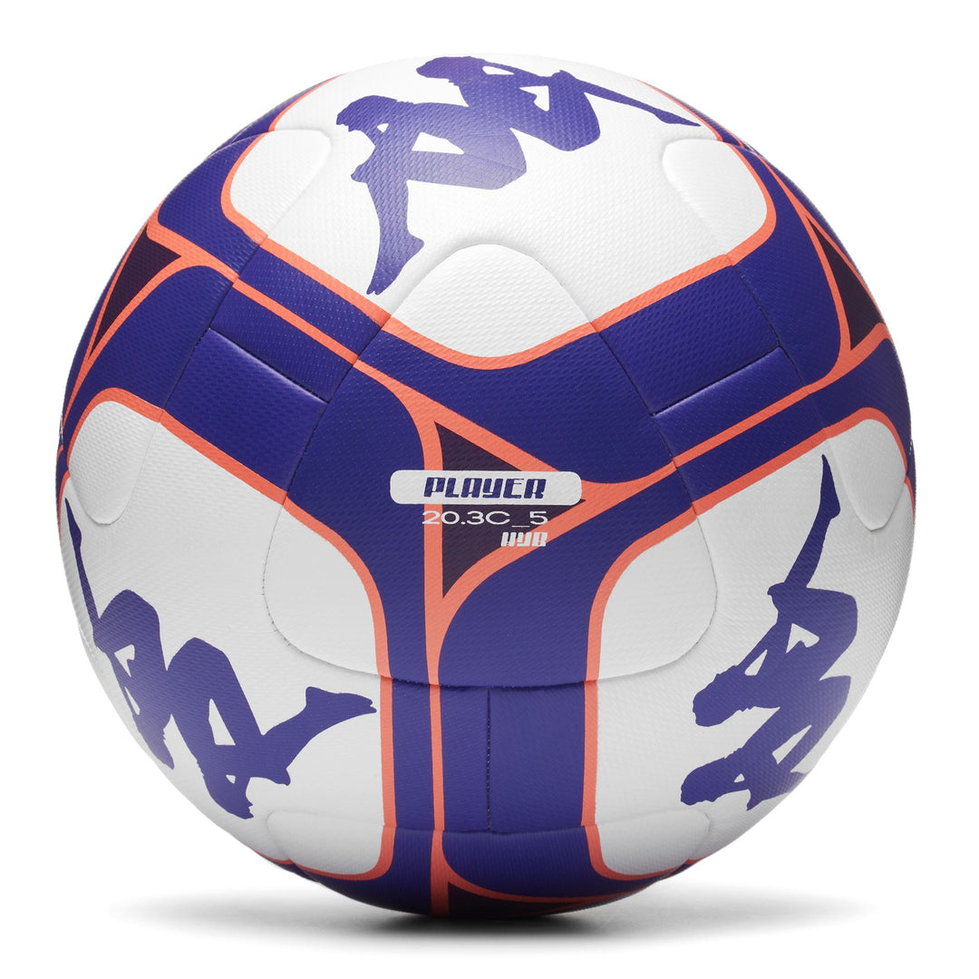 Balón de entrenamiento de fútbol unisex blanco con construcción híbrida 01