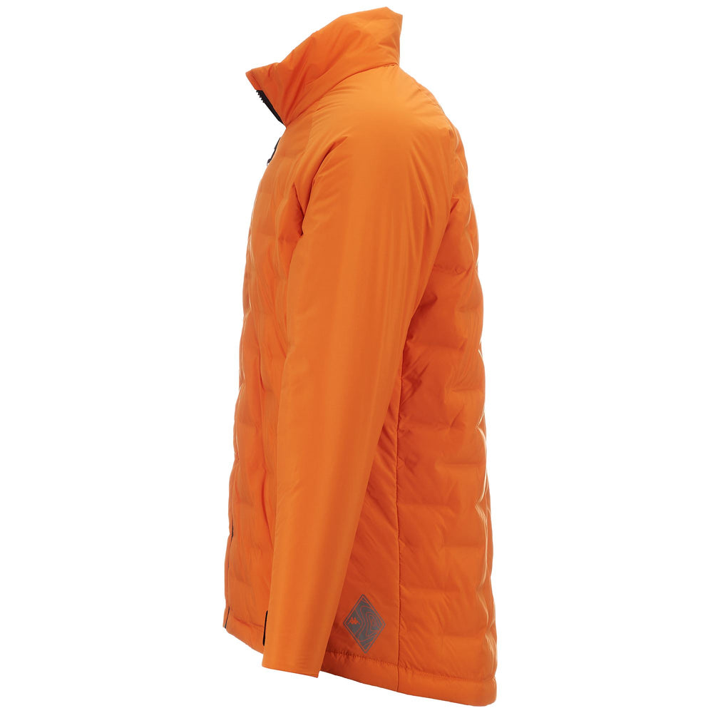 Orange Black Men's Outdoor Padded Jacket 02