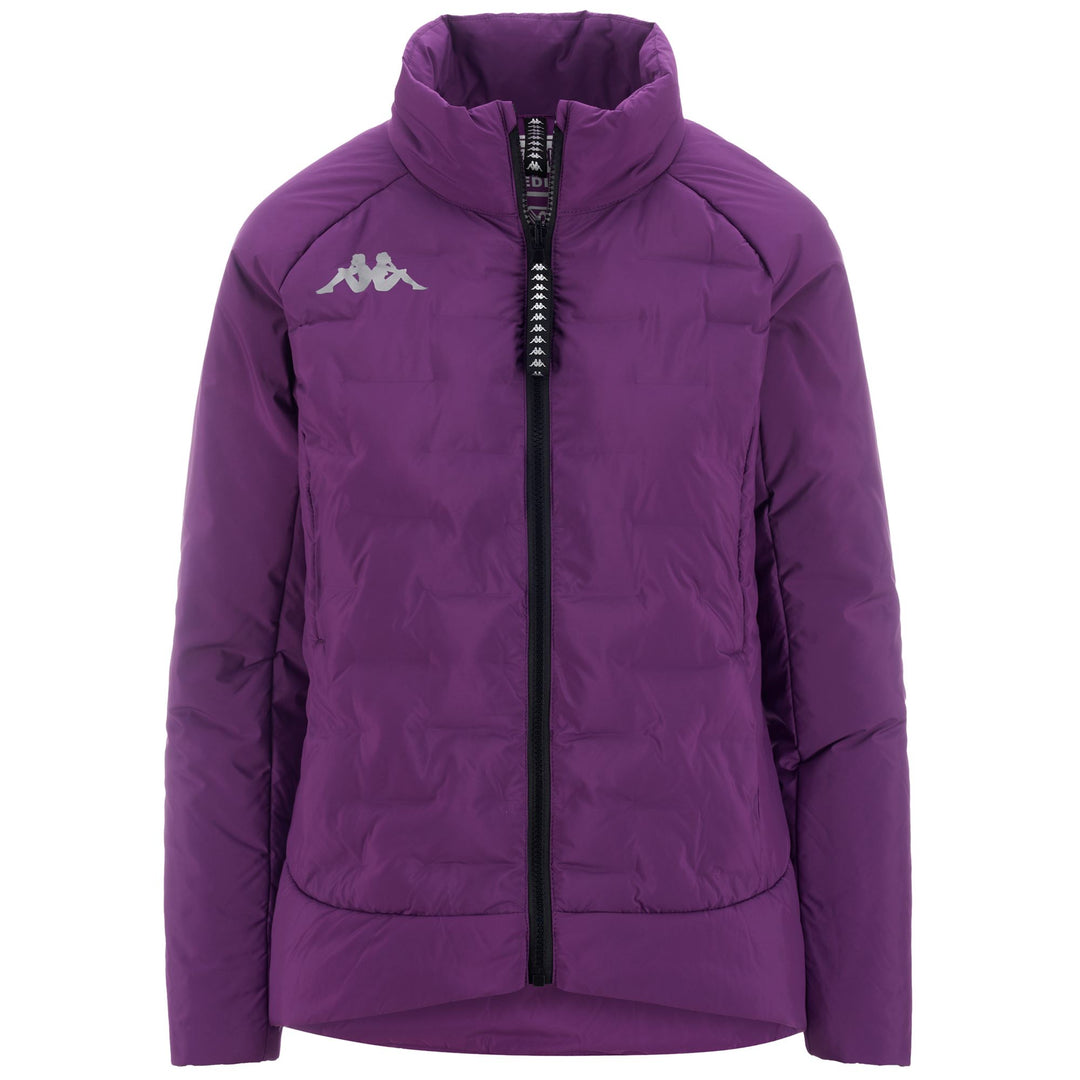 Violet Women's Outdoor Padded Short Jacket with Water Protection 01