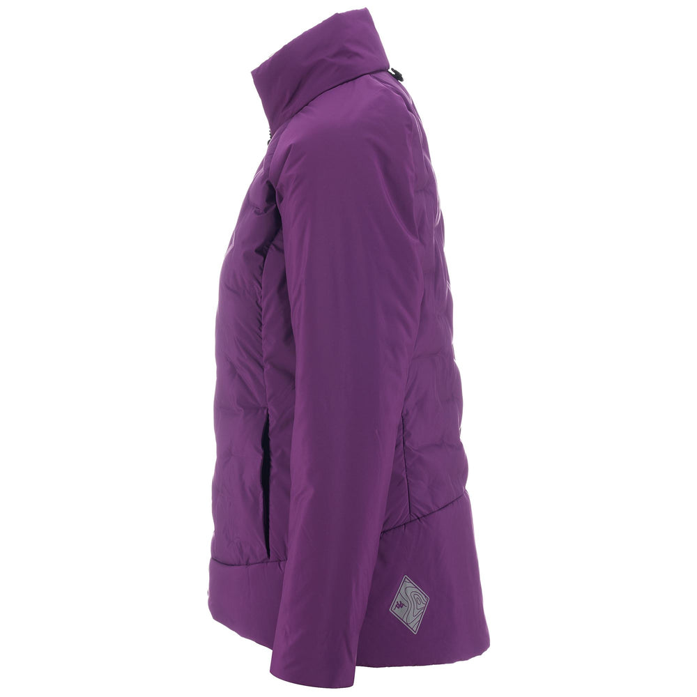 Violet Women's Outdoor Padded Short Jacket with Water Protection 02