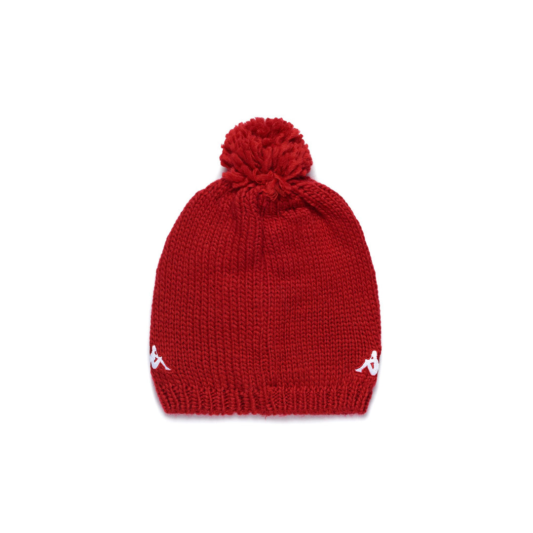 Red Unisex Ski Hat with Wool and Acrylic Blend main