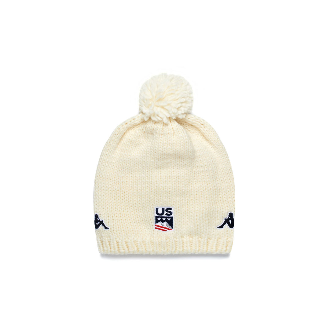 Cappello da Sci Unisex Verde Cocco con Pom Pom e Fodera Polare 01