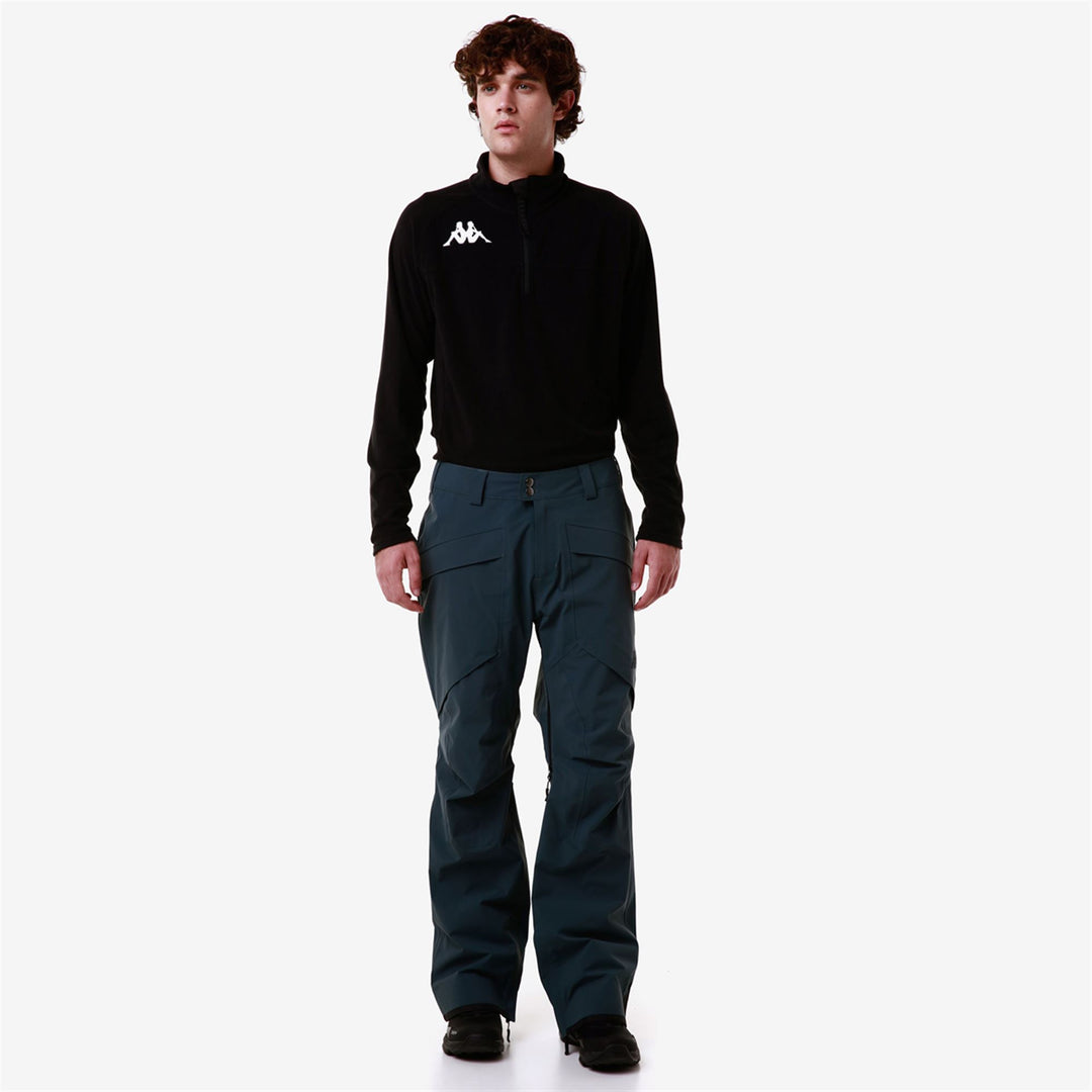 Grey Men's Oversize Fit Ski Trousers with Water Protection 01