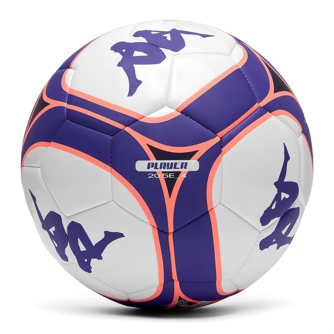 Balón deportivo promocional unisex de 32 paneles, color blanco violeta 01