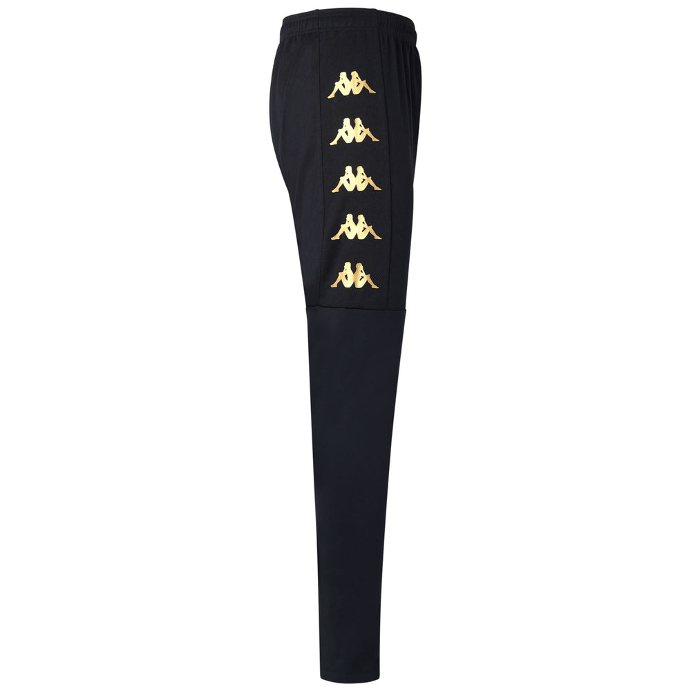 Black Men's Football Training Pants with Compression Fabric. 02