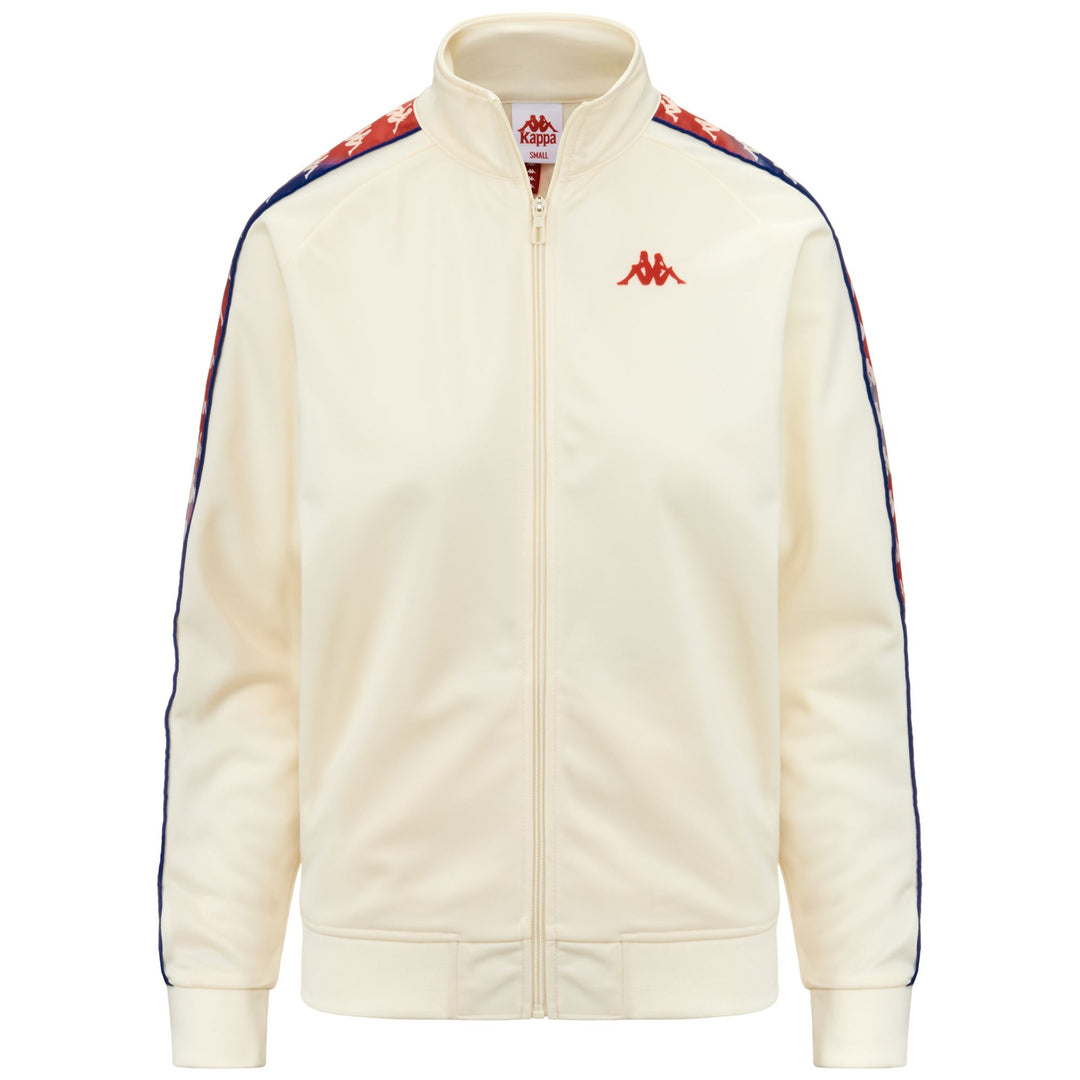 Chaqueta deportiva polar roja antigua para mujer con cremallera completa main
