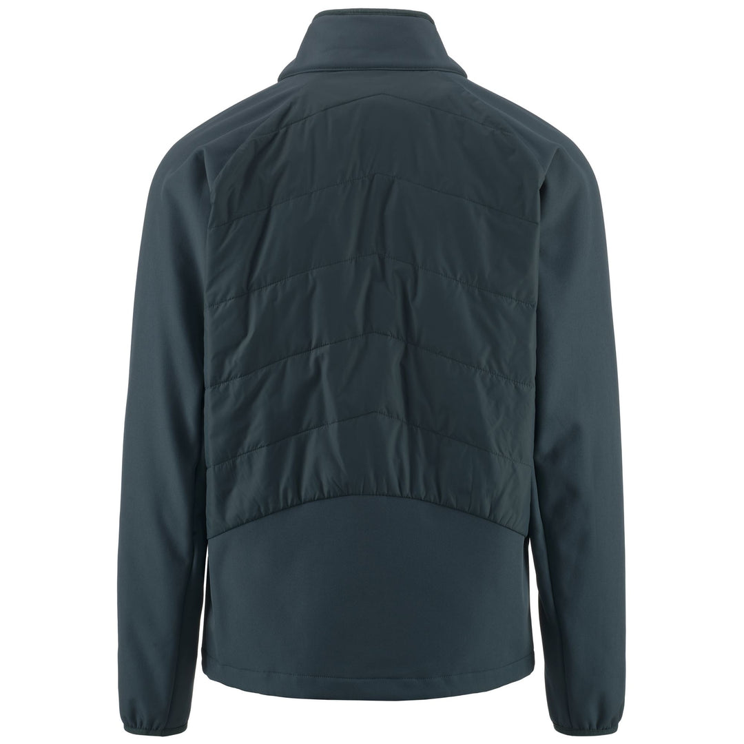 Grey Black Unisex Ski Jacket with Padded Inserts and Water Protection main