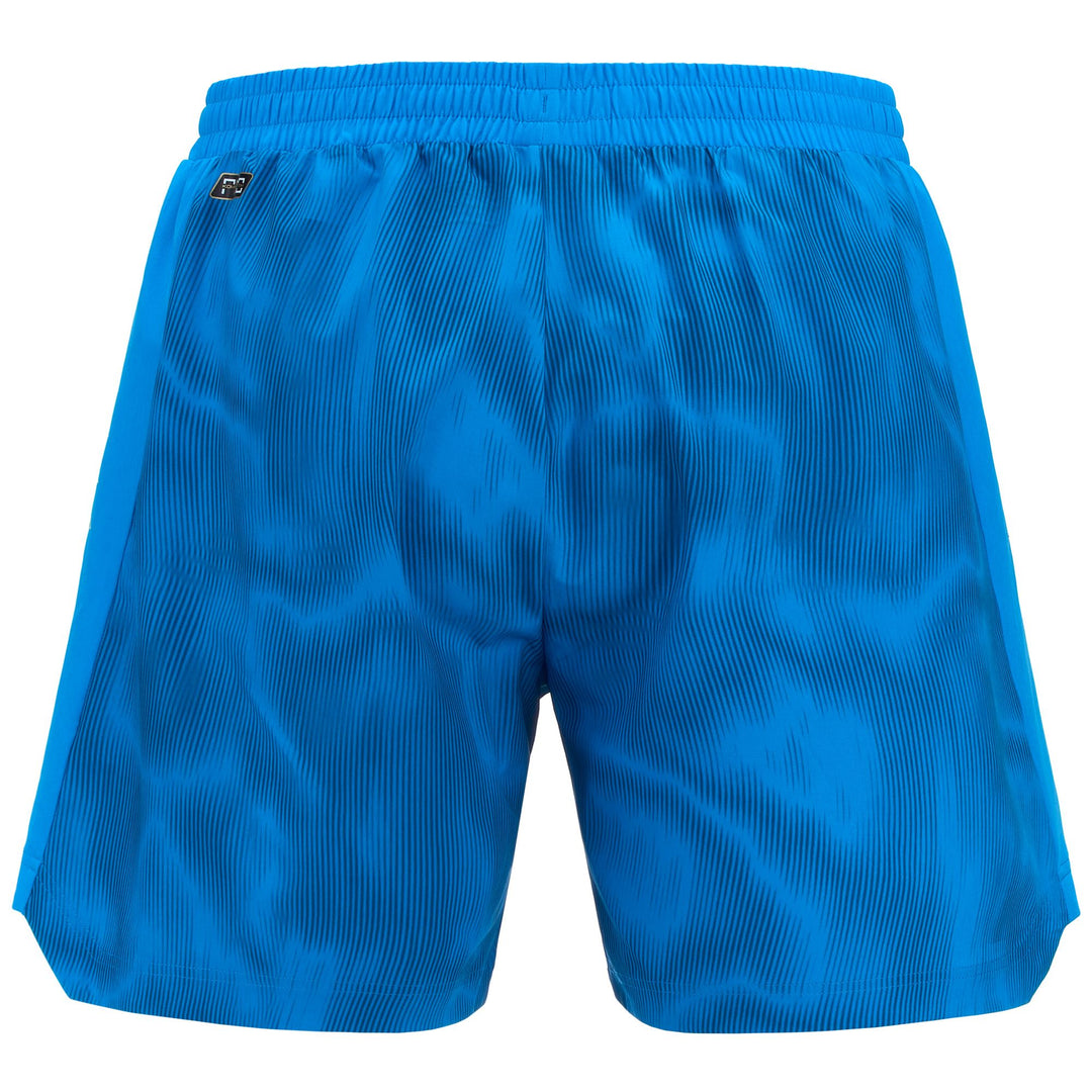 Shorts Man KOMBAT FUVU Sport  Shorts BLUE SMURF - BLUE MERRY - BLUE PETROL Dressed Side (jpg Rgb)		
