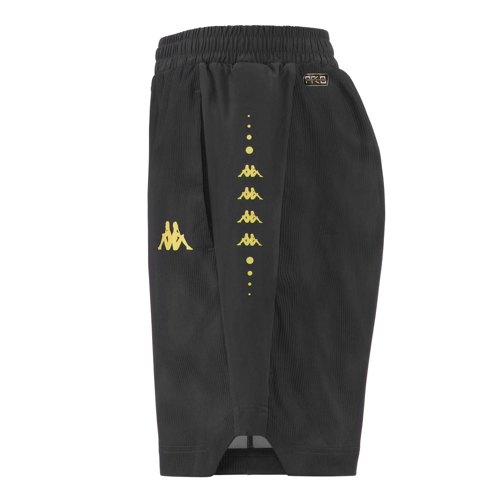Shorts Man KOMBAT FUVU Sport  Shorts GREY SHADOW DK - BLACK MEL - BLACK Dressed Front (jpg Rgb)	