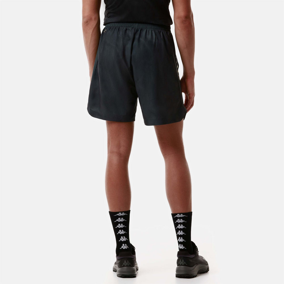 Shorts Man KOMBAT FUVU Sport  Shorts GREY SHADOW DK - BLACK MEL - BLACK Detail Double				
