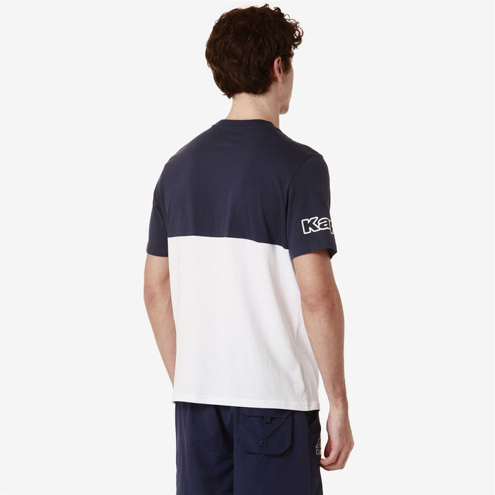 T-ShirtsTop Man LOGO FEFFO T-Shirt WHITE - BLUE MEDIEVAL Detail Double				