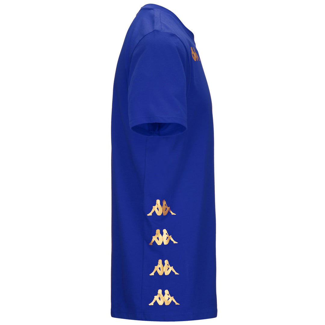 Camiseta de fútbol azul zafiro para hombre de corte regular main