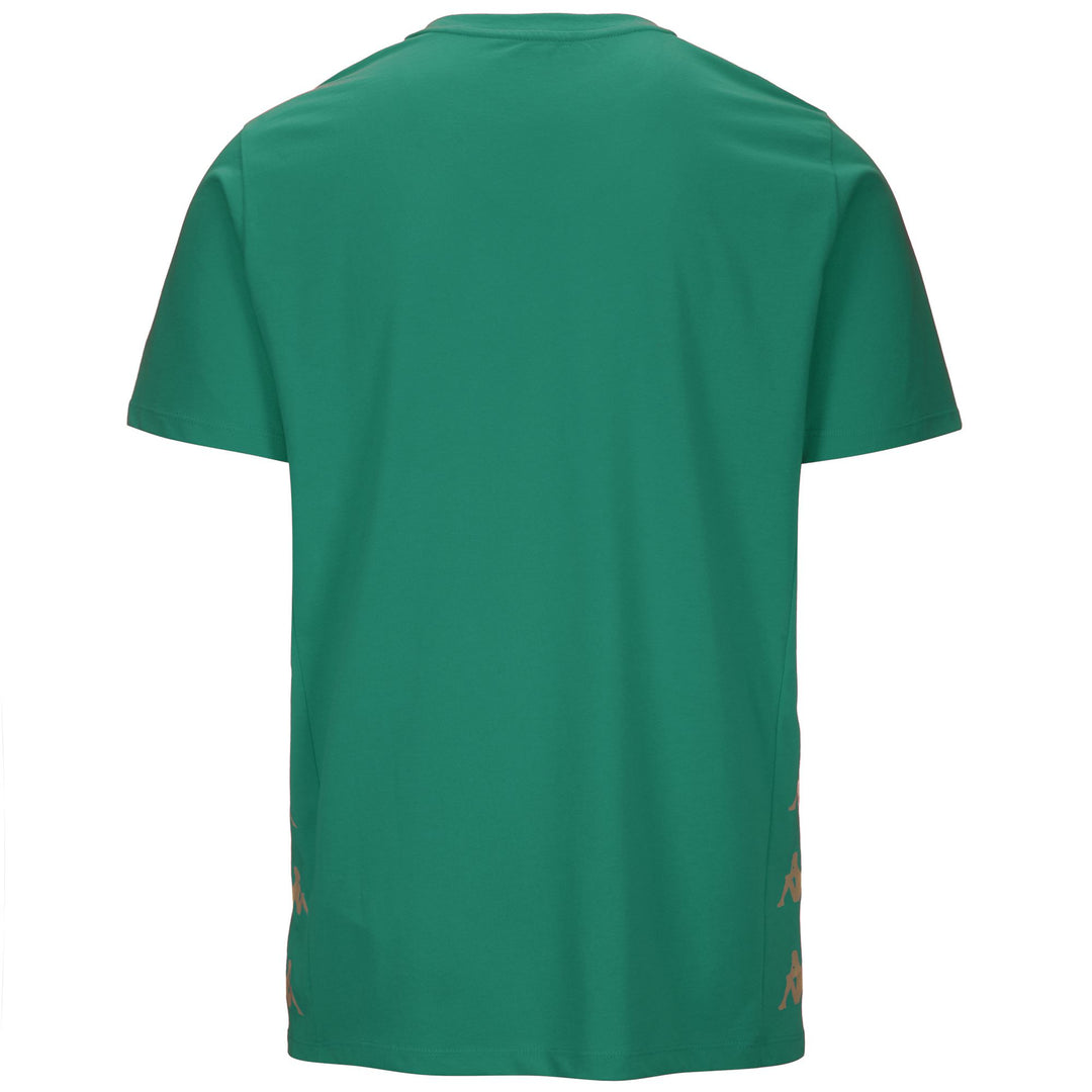 T-Shirt da Calcio Uomo Verde con Logo Omini e Vestibilità Regolare main