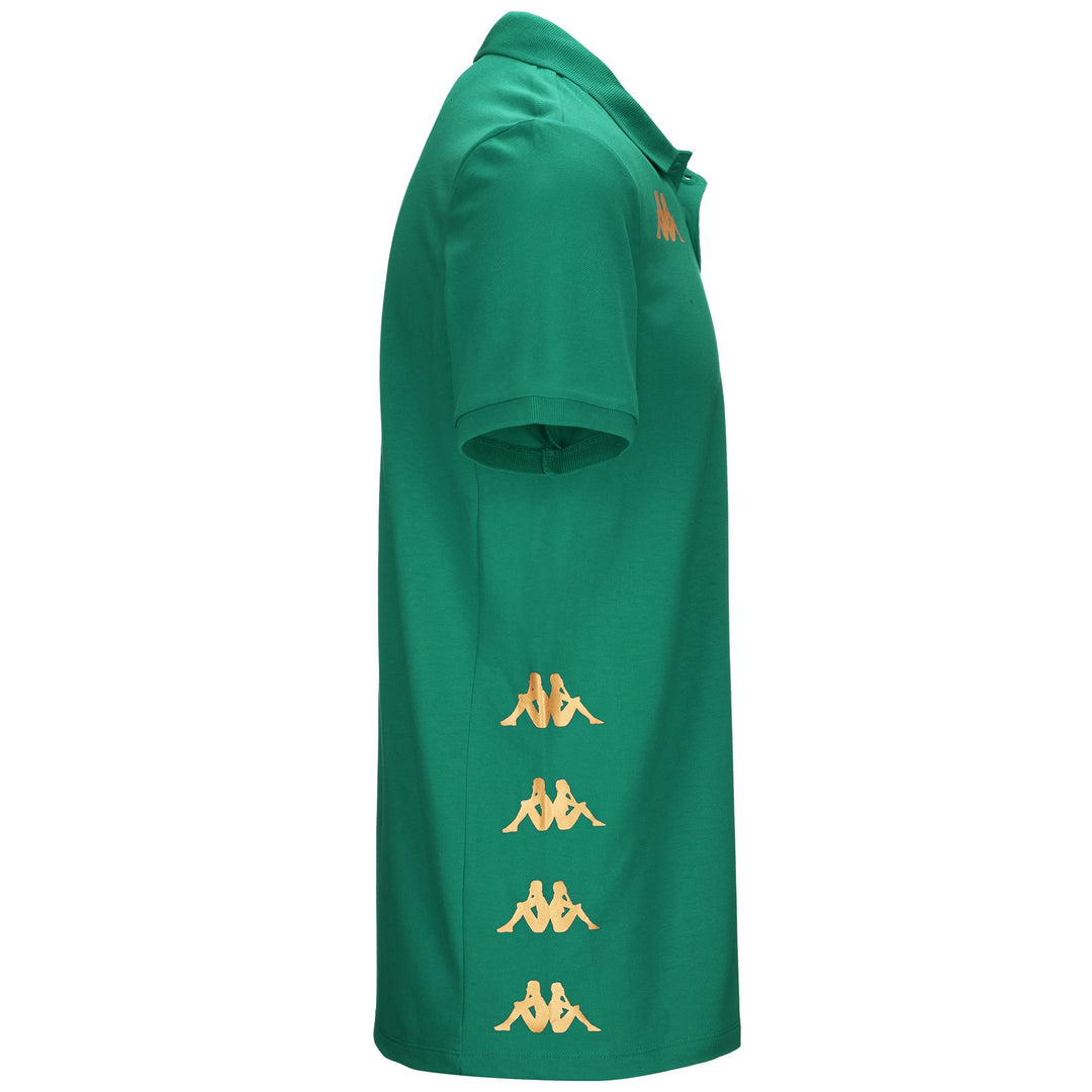 T-Shirt da Calcio Uomo Verde con Logo Omini e Vestibilità Regolare main