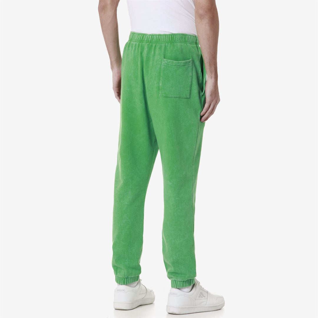 Pants Man AUTHENTIC PREMIUM LAZLO Sport Trousers GREEN FERN-GREEN OASI Detail Double				