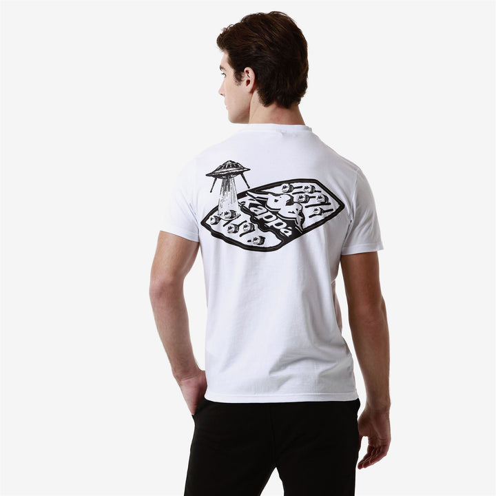 T-ShirtsTop Man AUTHENTIC GRAPHIK LAMAR T-Shirt WHITE - BLACK Detail Double				