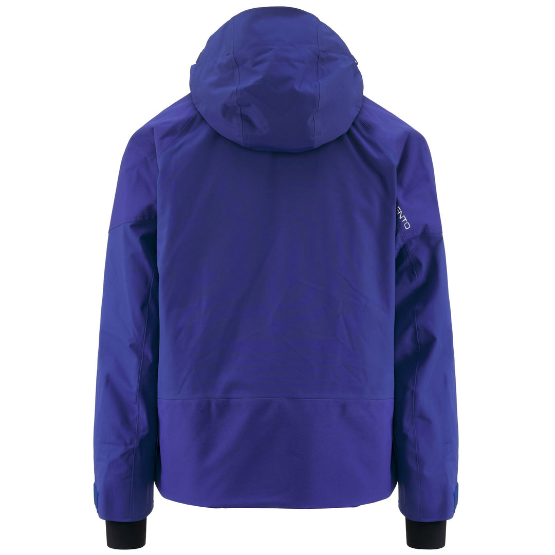 Veste de ski imperméable bleue pour homme avec isolation Fellex main