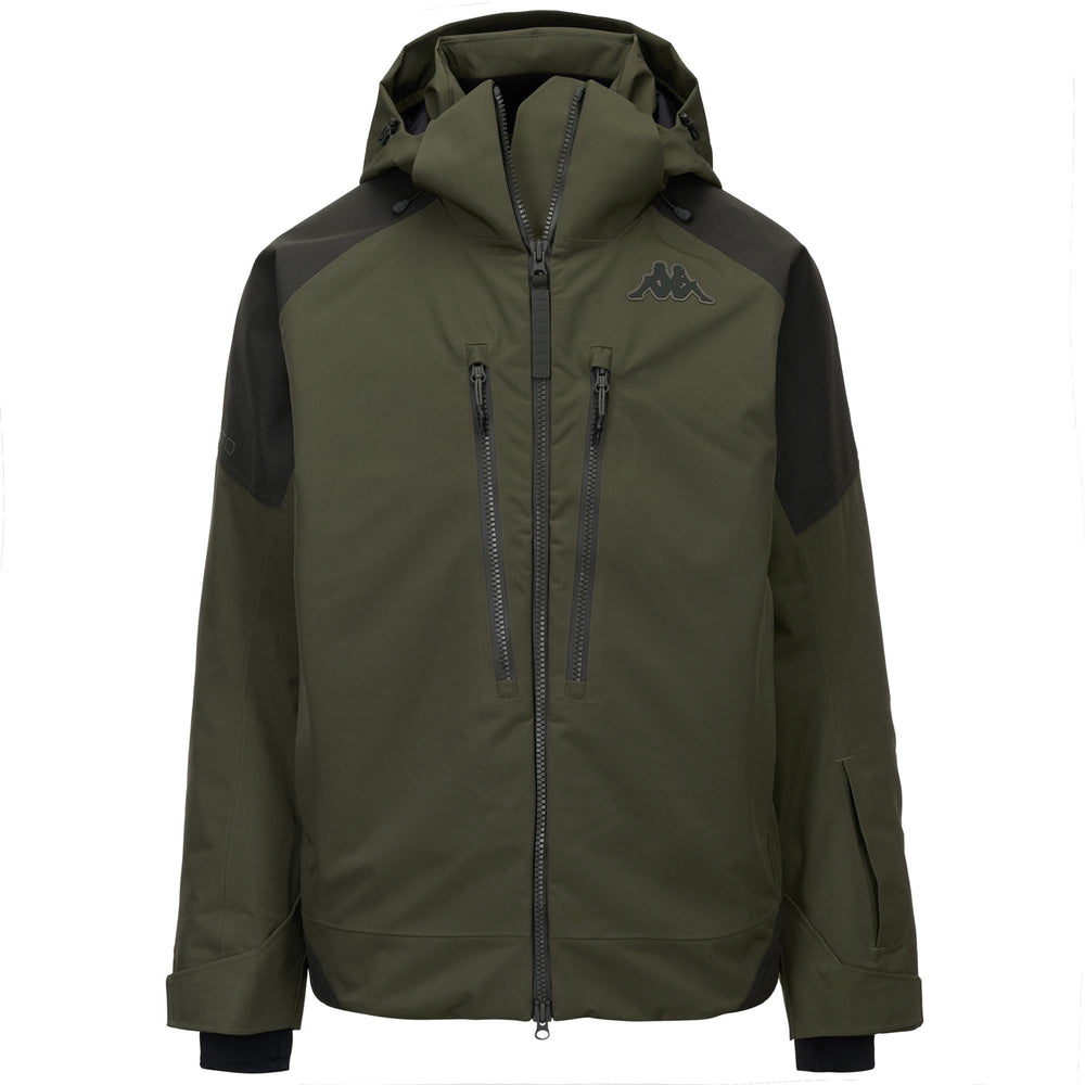 Green Men's Waterproof Ski Jacket with Fellex Insulation 02