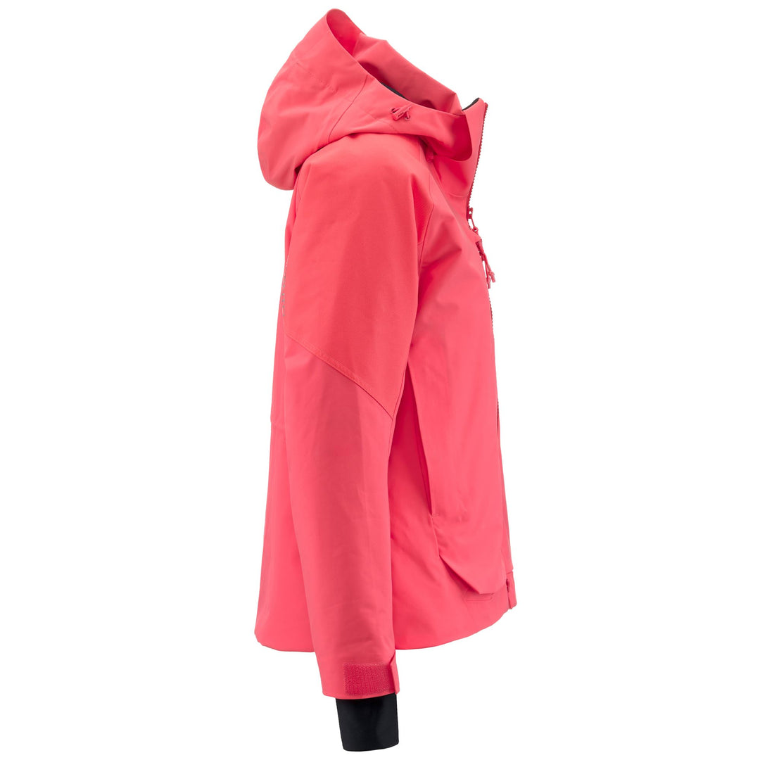Pink Women's Regular Fit Padded Ski Jacket with Waterproof Protection main
