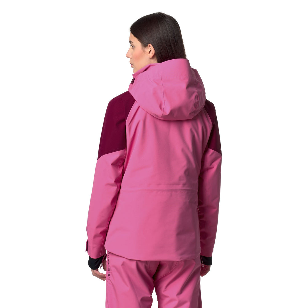 Fuchsia Women's Padded Ski Jacket with Waterproof Protection main