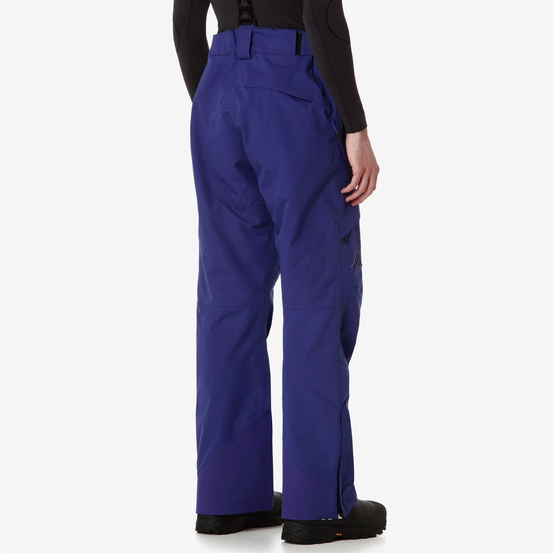 Pantaloni da Sci Impermeabili con Fondello Uomo Blu Viola main