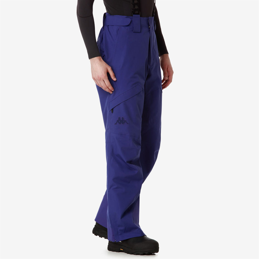 Pantaloni da Sci Impermeabili con Fondello Uomo Blu Viola main