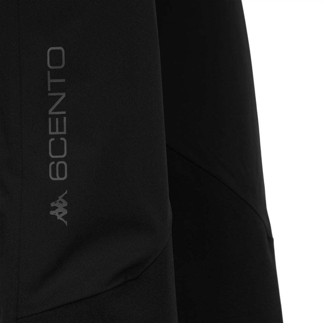 Black Men's Sport Trousers with Padding and Waterproof Protection main