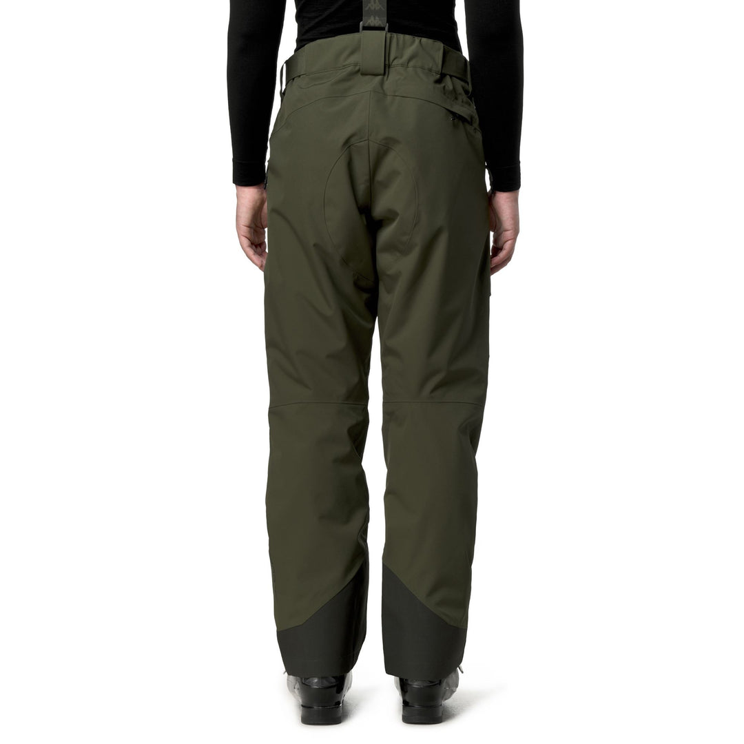 Green Men's Regular Fit Insulated Ski Trousers with Waterproof Protection main