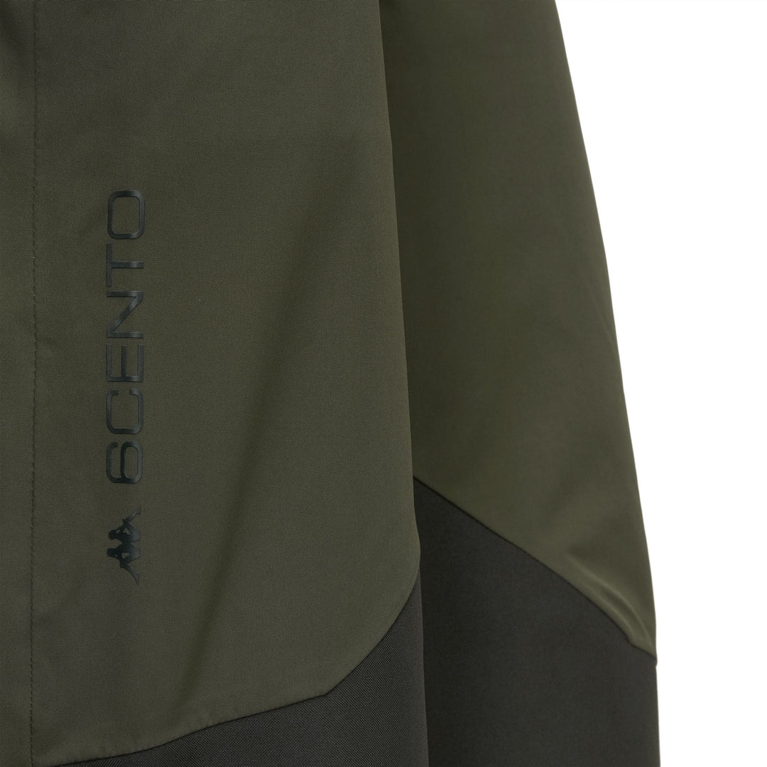 Pantalon de ski isolé pour homme, coupe classique, vert, avec protection imperméable main
