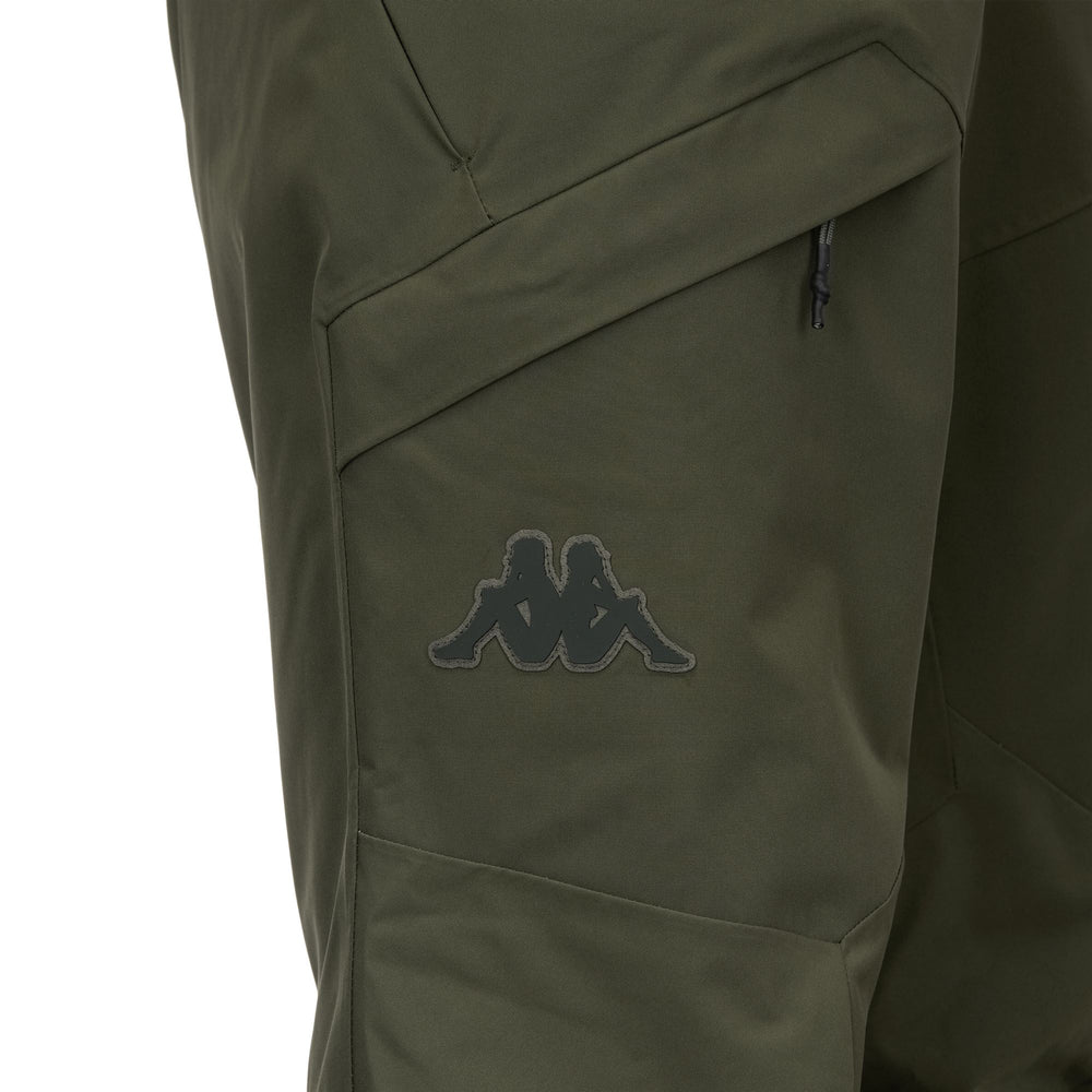 Green Men's Waterproof Sport Trousers with Padding 02