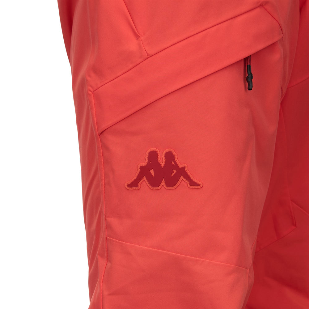 Red Men's Padded Waterproof Sport Trousers 02