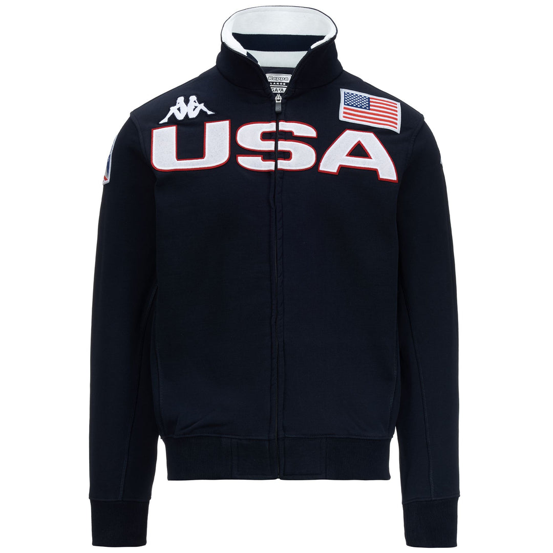 Navy blue Men's Fleece Ski Jacket with Slim Fit Design main