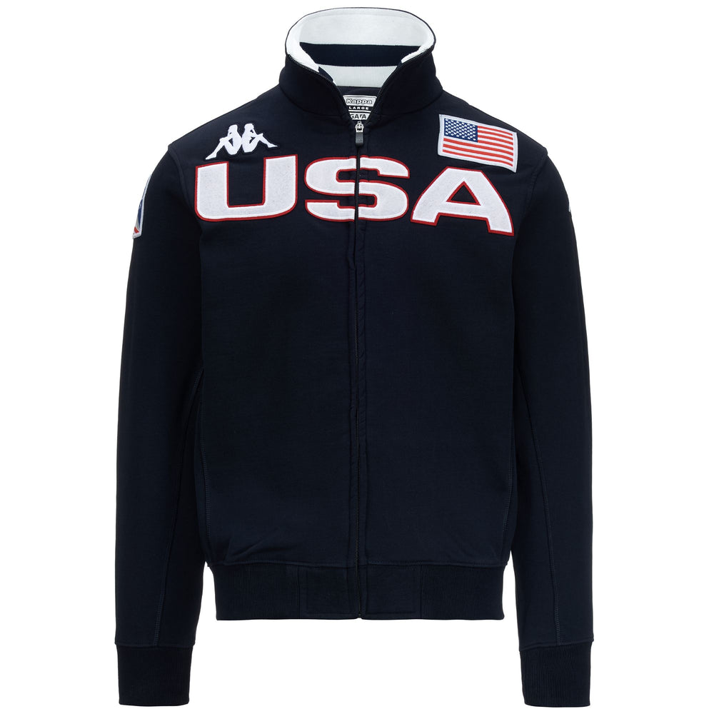Blue Men's Slim Fit Ski Fleece Hoodie 02