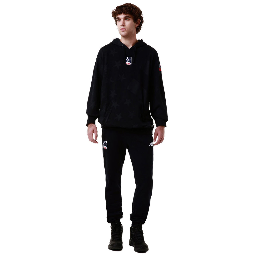 Blue Unisex Regular Fit Fleece Hoodie for Ski main