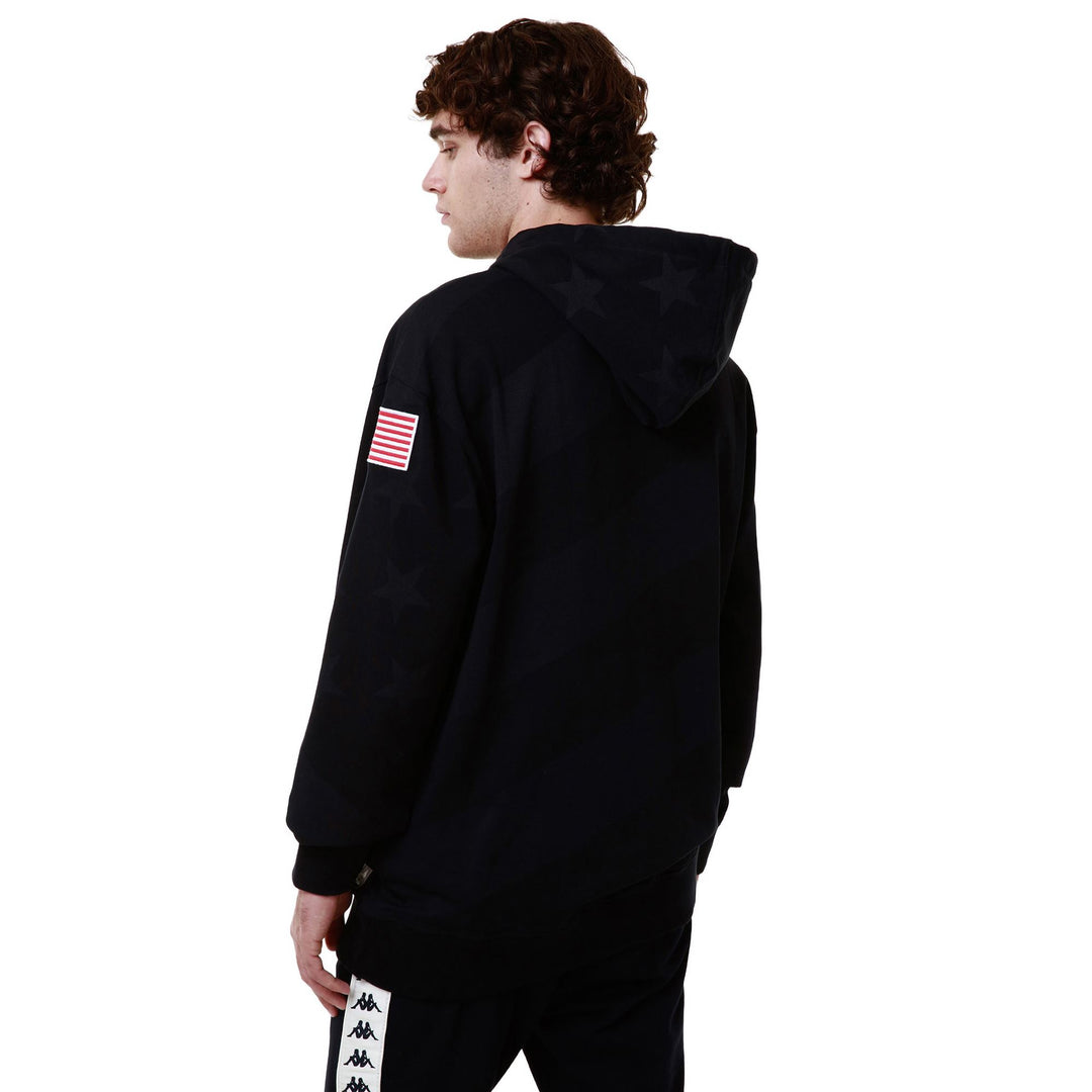 Blue Unisex Regular Fit Fleece Hoodie for Ski main